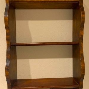 Wooden shelf